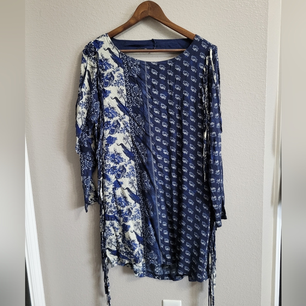 Boho Chic, Thigh-Length Dress